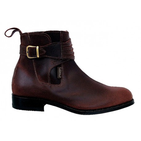 028T- Bottines en cuir