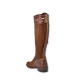 090 Choc -Brown, Cartujano  leather riding boots decorated