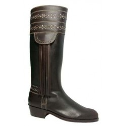 067N-brauner Rocio Reitstiefel verziert